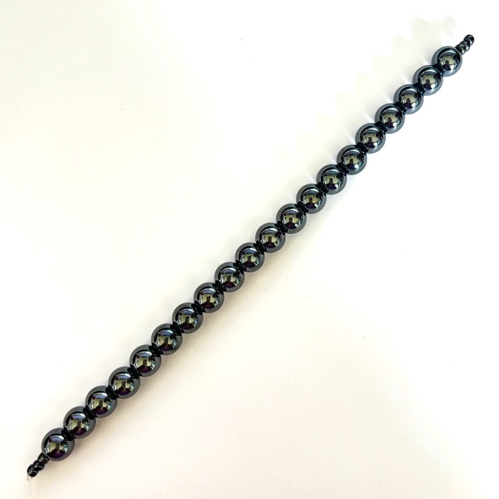As Low As $2 Non Magnetic Hematite Rounds 8mm (20)